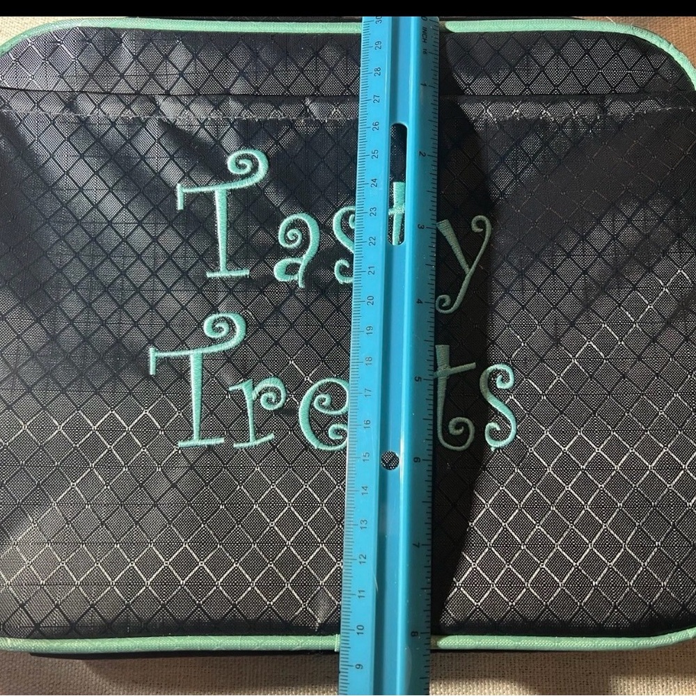 Thirty One 31 Bags Navy Teal Thermal Insulated Lunch Snack Bag - Picture 4 of 4